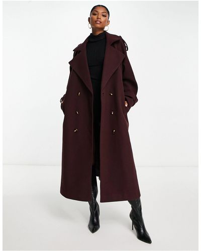 ASOS Formal Trench Coat - Red