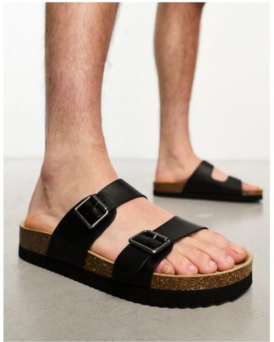 Bershka – sandalen - Schwarz