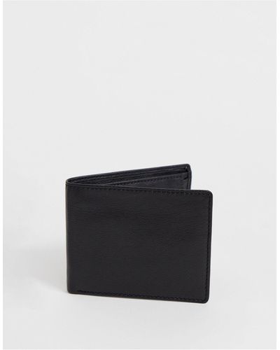 ASOS Leather Wallet In Black With Internal Coin Ladies' Wallet