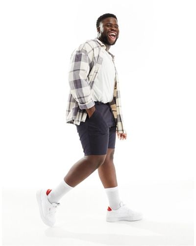 French Connection Plus Chino Shorts - White