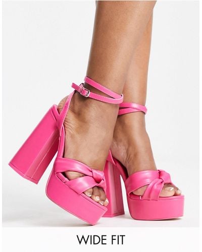 Public Desire – exclusive – verona – sandalen - Pink
