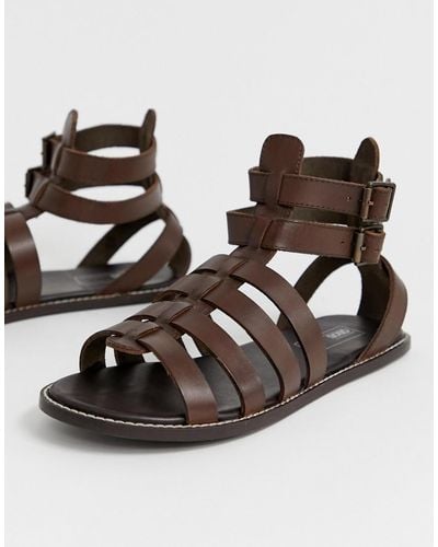 ASOS Gladiator Sandals - Brown
