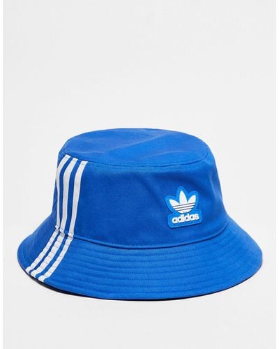 adidas Originals Three Stripe Bucket Hat - Blue