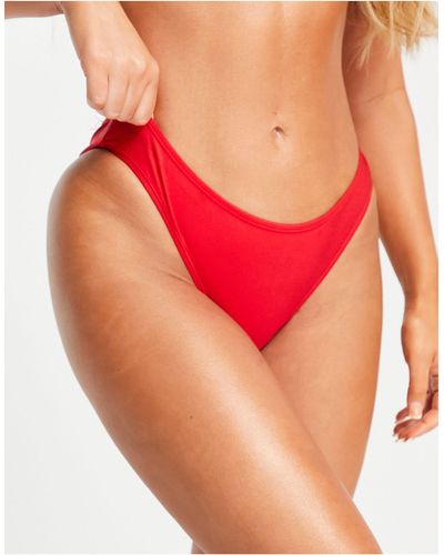 NA-KD – sportliche bikinihose - Rot
