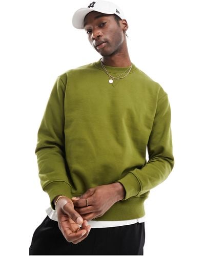 ASOS Heavyweight Oversized Sweatshirt - Green