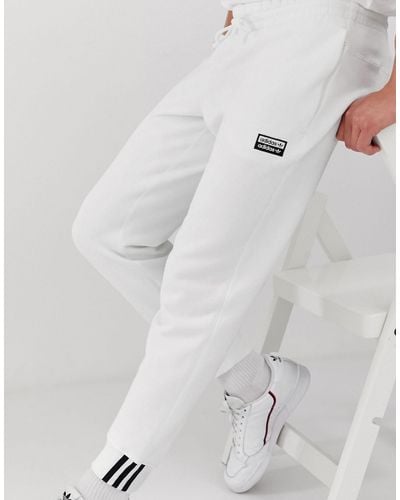 adidas Originals Ryv sweatpants - White
