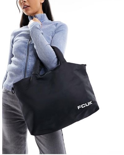 French Connection Fcuk Relaxed Tote Bag - Blue