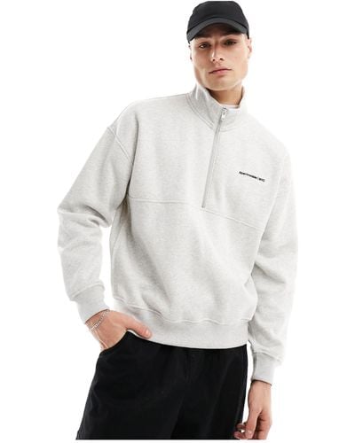 Abercrombie & Fitch – hochwertiges sweatshirt - Weiß