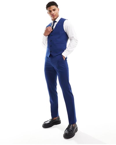 ASOS Slim Suit Trouser - Blue