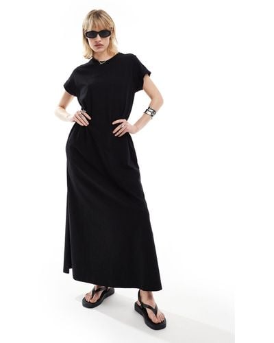 AllSaints Anna Maxi T-shirt Dress - Black