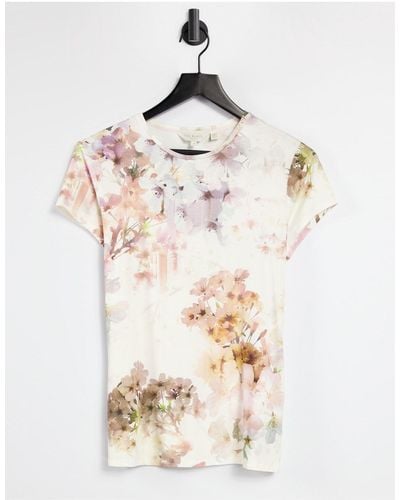 Ted Baker Ayleyc Floral Top - White