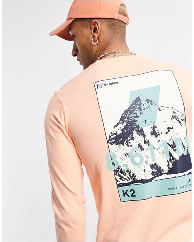 Berghaus 8000's K2 Long Sleeve T-shirt - Pink