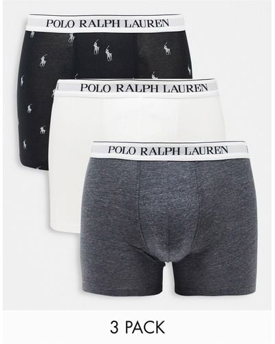 Polo Ralph Lauren 3 Pack Trunks - Black