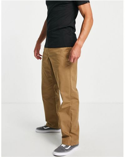 Vans Authentic Loose Fit Chino Trousers - Brown