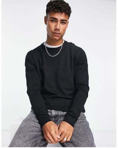 Pull&Bear Relaxed Fit Sweater - Blue