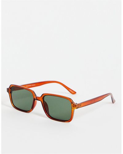 SELECTED Rectangle Sunglasses - White