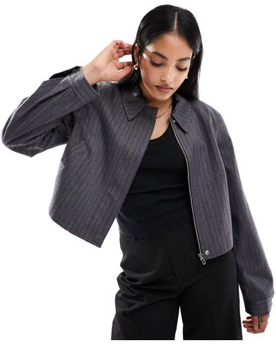 ASOS Tailored Top Collar Jacket - Black