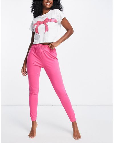 Brave Soul Pyjama Met Cadeaustrik - Roze