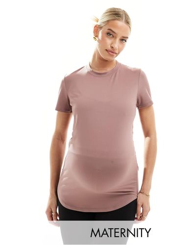 Nike Maternity – one – t-shirt - Pink