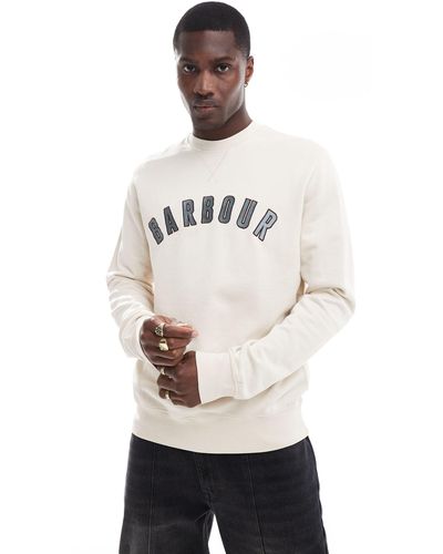 Barbour Danby Collegiate Sweatshirt - White