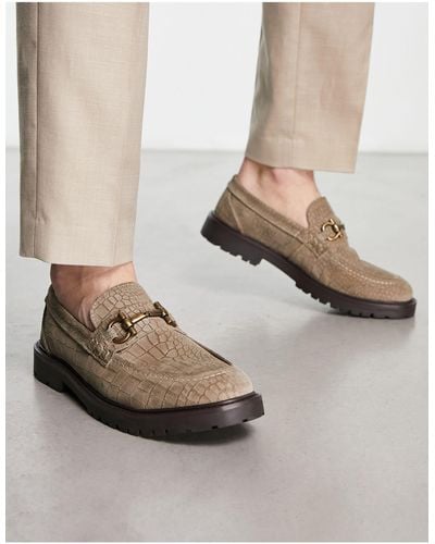 H by Hudson Exclusive Alevero Loafers - Natural