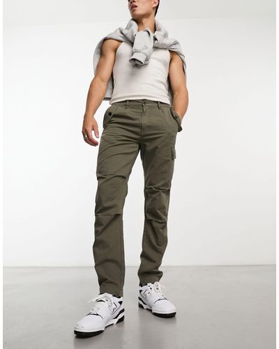 Only & Sons Tapered Fit Worker Cargo - Natural