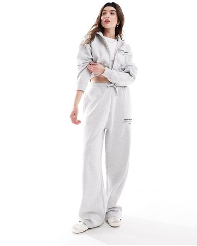 Good For Nothing Co-ord Wide Leg sweatpants - White
