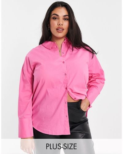 Vero Moda Oversized Shirt - Pink