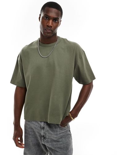 ASOS Heavyweight Boxy Oversized T-shirt - Green