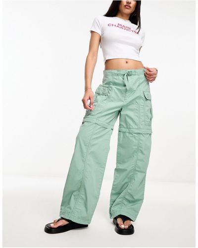 Levi's Convertible - pantaloni verdi con tasche cargo - Verde