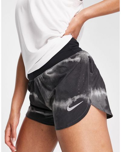 Nike Dri-fit Eclipse Tie Dye Shorts - Black