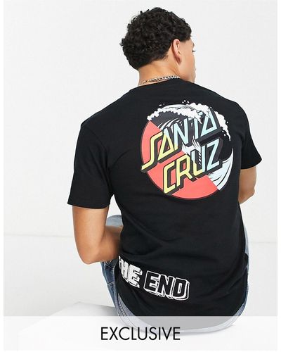 Santa Cruz Mix Up Wave T-shirt - Black