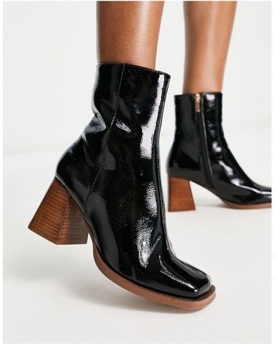 ASOS Reform Mid-heel Boots - Black