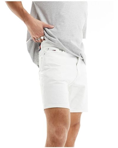 Tommy Hilfiger Pantalones cortos dad con lavado blanco