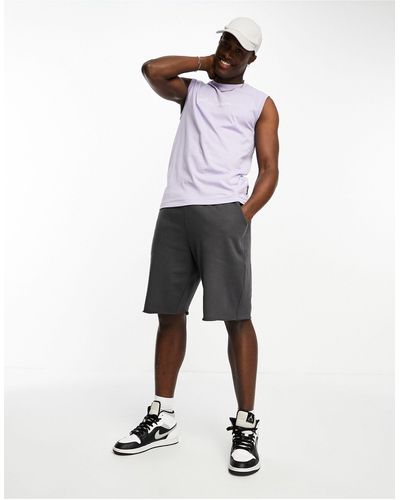 French Connection Fcuk Sleeveless T-shirt Vest - Purple