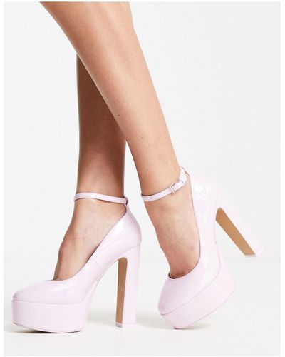 ALDO Fonda Platform Heeled Shoes - Pink
