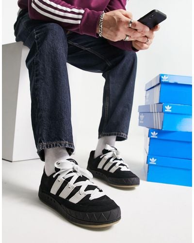adidas Originals Adimatic - Sneakers Met Rubberen Zool - Blauw
