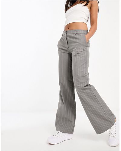 Weekday Emily Trousers - Grey