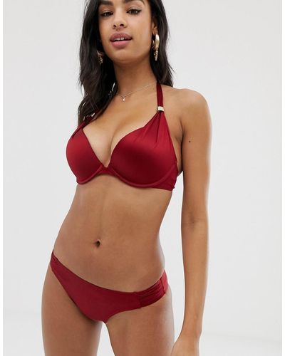 DORINA Jamaica Shiny - Haut de bikini super push-up - Rouge