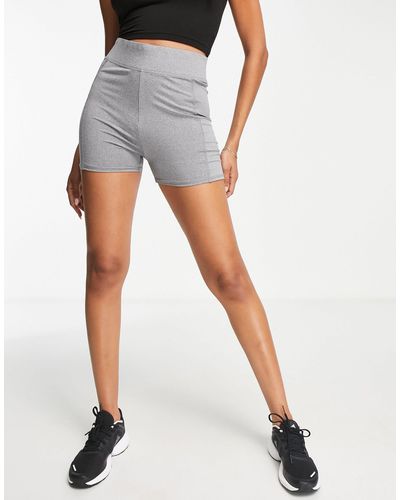 Threadbare Fitness – sport-legging-shorts - Grau