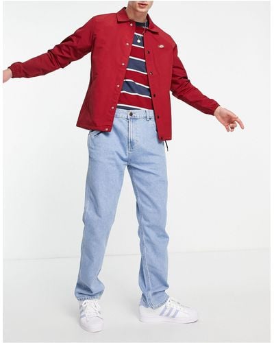 Dickies Houston Regular Fit Denim Jeans - Red