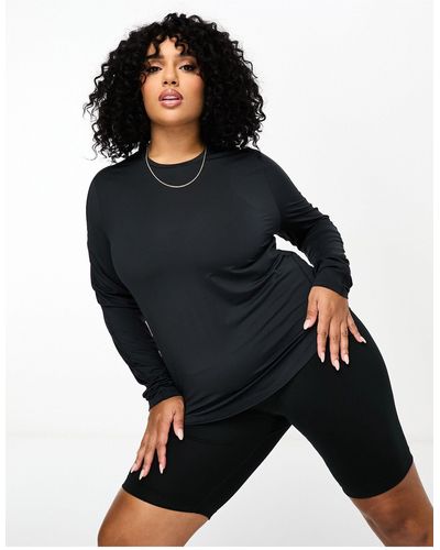 ASOS 4505 Curve All Sports Long Sleeve Top - Black
