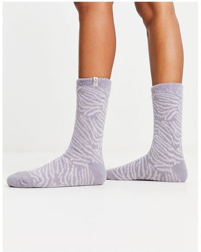 UGG Josephine Fleece Lined Socks - White