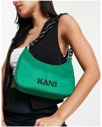 Karlkani Retro Handbag - Green