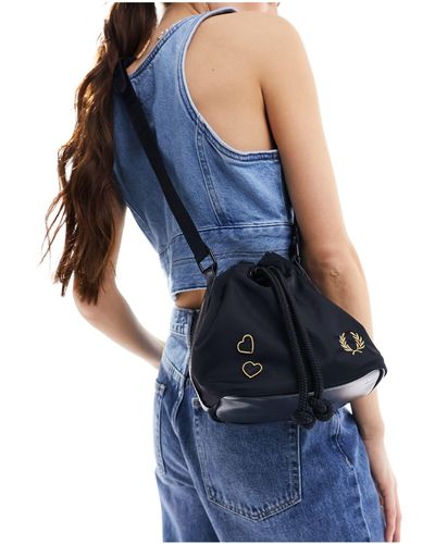 Fred Perry Bolso pequeño estilo bombonera amy - Azul