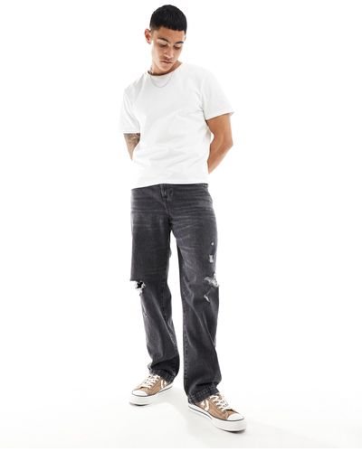 ASOS – weite jeans - Weiß