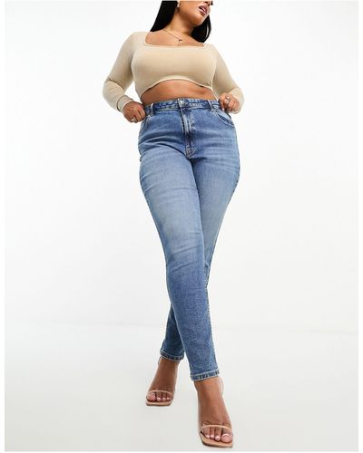 ASOS Asos design curve - ultimate - jean skinny - Bleu