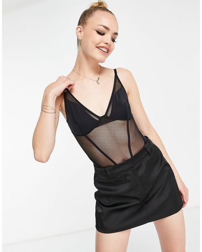 Mesh Corset Bodysuits for Women - Up to 65% off