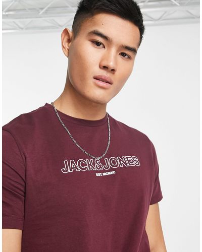 Jack & Jones T-shirts for Men | Online Sale up to 66% off | Lyst - Page 4