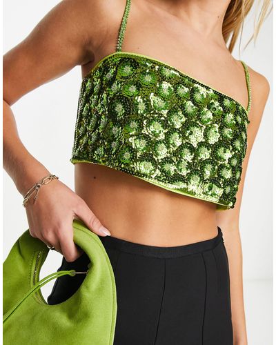 & Other Stories Strappy Top - Green